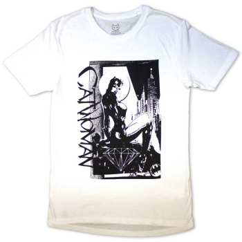 Merch Dc Comics: Dc Comics Unisex T-shirt: Catwoman - Skyline (medium) M