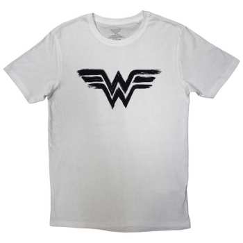 Merch Dc Comics: Dc Comics Unisex T-shirt: Wonder Woman - Black Paint Logo (small) S