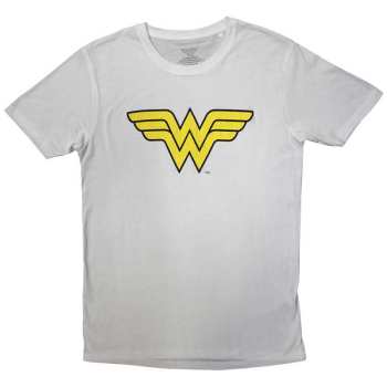 Merch Dc Comics: Dc Comics Unisex T-shirt: Wonder Woman - Yellow Logo (x-large) XL