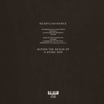 LP Dead Can Dance: Within The Realm Of A Dying Sun 40622