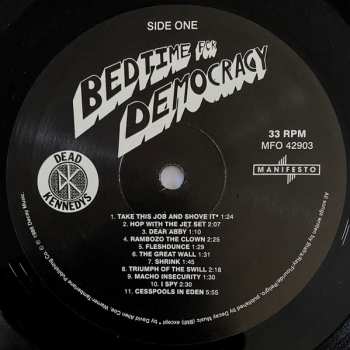 LP Dead Kennedys: Bedtime For Democracy