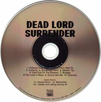 CD Dead Lord: Surrender LTD 375581