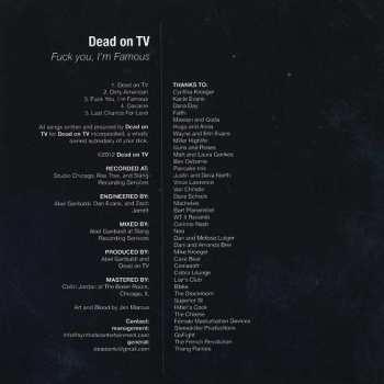 CD Dead On TV: Fuck You, I'm Famous 229316