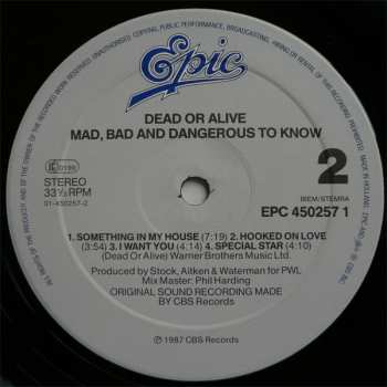 LP Dead Or Alive: Mad, Bad And Dangerous To Know