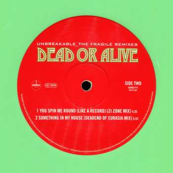 2LP Dead Or Alive: Unbreakable_The Fragile Remixes CLR 59609