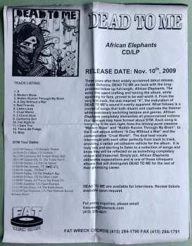 CD Dead To Me: African Elephants 250544