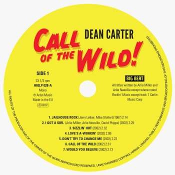 LP Dean Carter: Call Of The Wild! CLR 59569