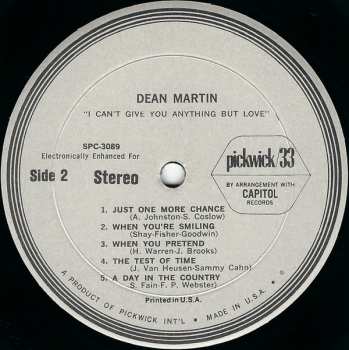 LP Dean Martin: Swingin' 535325