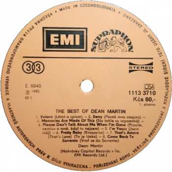 LP Dean Martin: The Best Of Dean Martin 335858