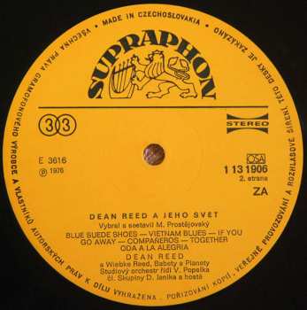 LP Dean Reed: Dean Reed A Jeho Svět
