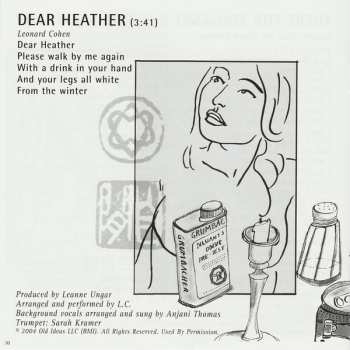 CD Leonard Cohen: Dear Heather 9025