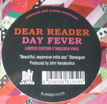 LP Dear Reader: Day Fever LTD | CLR 66334