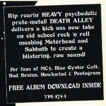 LP Death Alley: Black Magick Boogieland CLR 131153