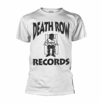Merch Death Row Records: Tričko Logo Death Row Records (white)