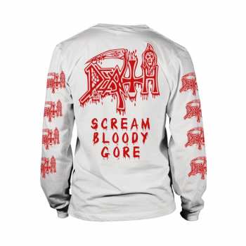 Merch Death: Tričko S Dlouhým Rukávem Scream Bloody Gore L