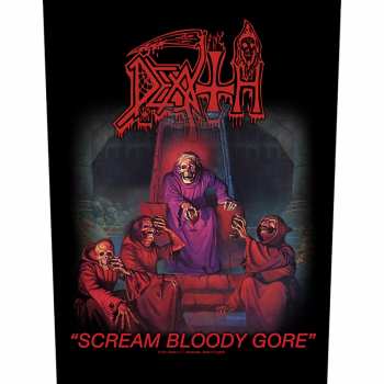 Merch Death: Zádová Nášivka Scream Bloody Gore