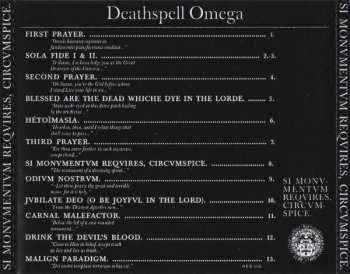 CD Deathspell Omega: Si Monvmentvm Reqvires, Circvmspice. 32459