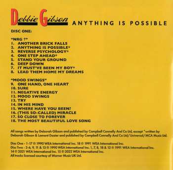 2CD Debbie Gibson: Anything Is Possible DLX 497465