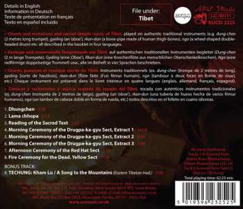 CD Deben Bhattacharya: Tibet: Music Of The Sacred Temples 274093