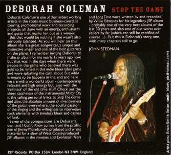 CD Deborah Coleman: Stop The Game 34633