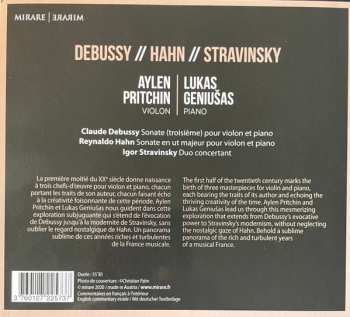 CD Айлен Притчин: Debussy // Hahn // Stravinsky 434284