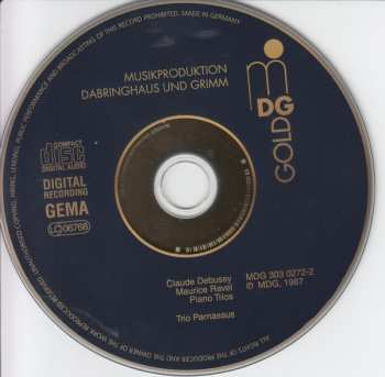 CD Claude Debussy: Debussy / Ravel / Piano Trios 370437