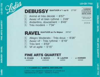 CD Claude Debussy: String Quartet In G Minor, Op. 10 /​ String Quartet In F Major 