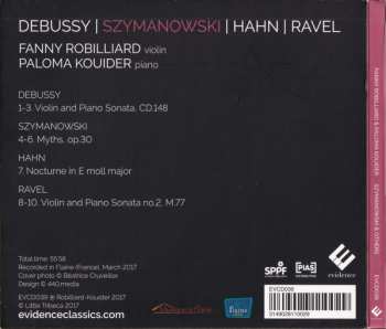 CD Claude Debussy: Debussy Szymanowski Hahn Ravel 436269