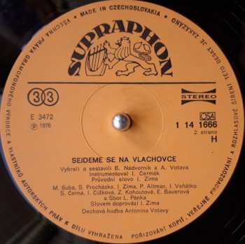 LP Dechová Hudba Antonína Votavy: Sejdeme Se Na Vlachovce 381516