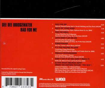 CD Dee Dee Bridgewater: Bad For Me 437493