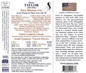 2CD Deems Taylor: Peter Ibbetson 407650