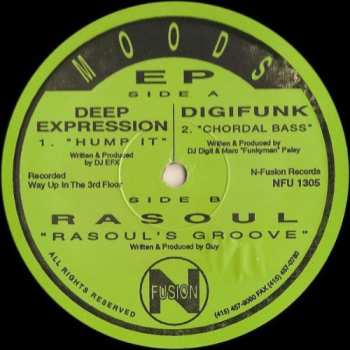 Album Deep Expression Digifunk Rasoul: Moods