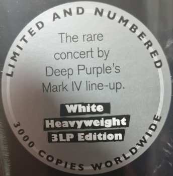 3LP Deep Purple: Long Beach 1976 LTD | NUM | CLR 140639