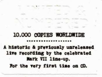 2CD Deep Purple: Live In London 2002 LTD | NUM | DIGI