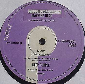 LP Deep Purple: Machine Head