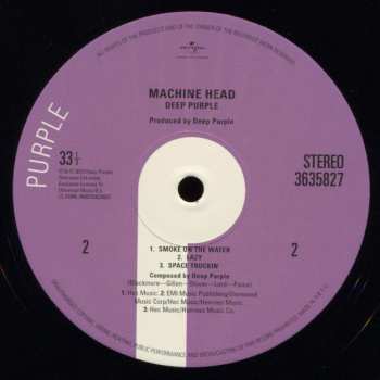 LP Deep Purple: Machine Head LTD