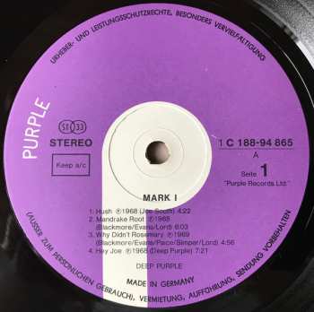 2LP Deep Purple: Mark I & II