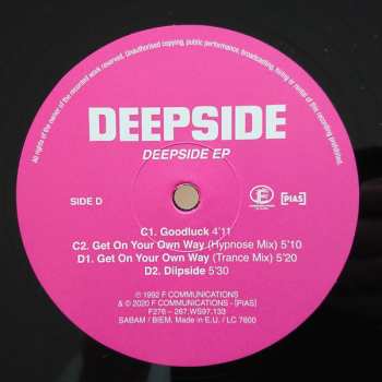 2LP Deepside: Deepside EP LTD 67298