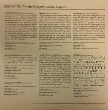 LP Deerhunter: Why Hasn't Everything Already Disappeared? CLR 63598