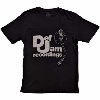 Merch Def Jam Recordings: Def Jam Recordings Unisex T-shirt: Logo & Stylus (medium) M