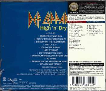 CD Def Leppard: High 'N' Dry