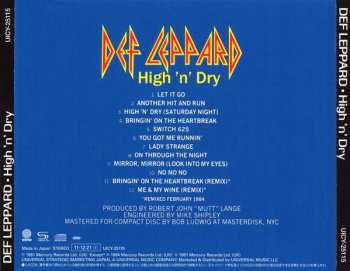 CD Def Leppard: High 'N' Dry