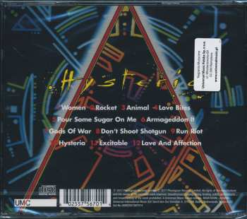 CD Def Leppard: Hysteria