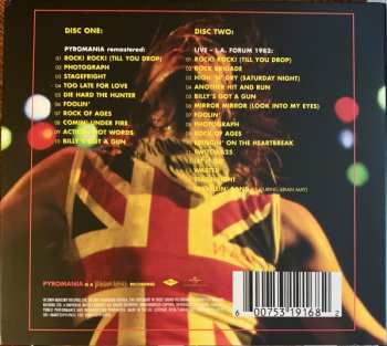 2CD Def Leppard: Pyromania DLX