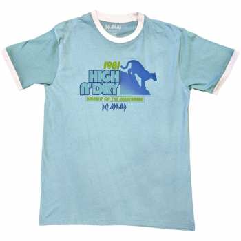 Merch Def Leppard: Def Leppard Unisex Ringer T-shirt: High N' Dry  (x-large) XL