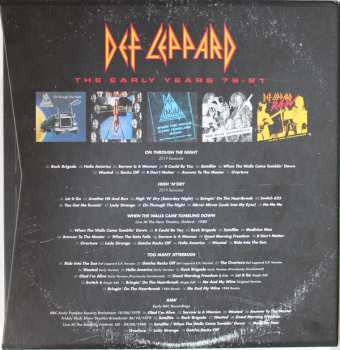 5CD/Box Set Def Leppard: The Early Years 79 - 81 DLX | LTD 10648