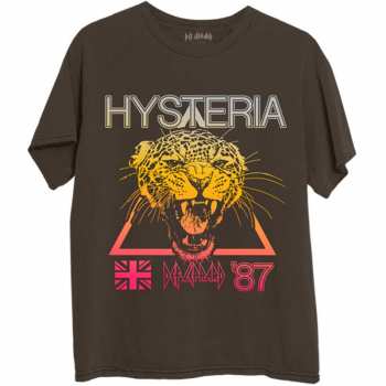 Merch Def Leppard: Def Leppard Unisex T-shirt: Hysteria World Tour (back Print) (xx-large) XXL
