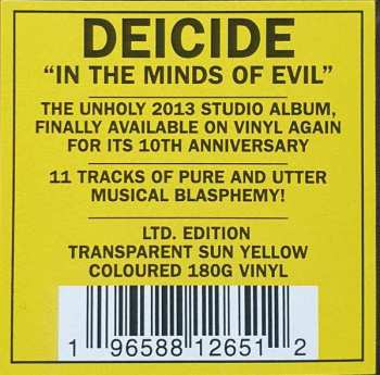 LP Deicide: In The Minds Of Evil LTD | CLR 463821