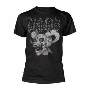 Merch Deicide: Tričko Skull Horns XXXL