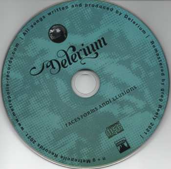 CD Delerium: Faces Forms And Illusions DIGI 434106